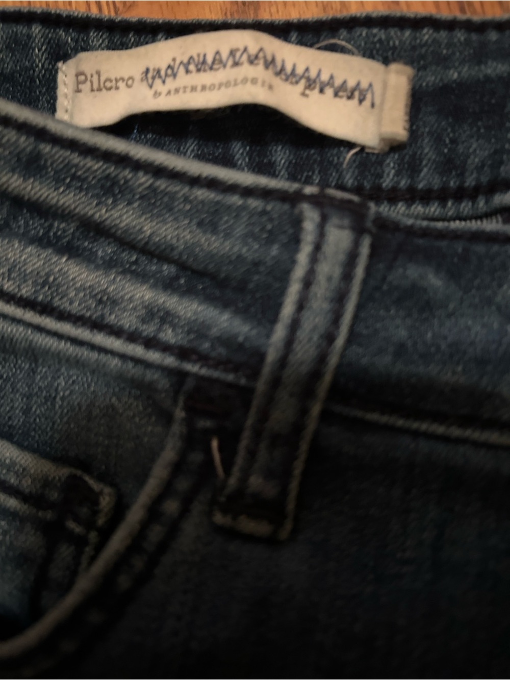 Anthropologie Pilcro Blue Flare-Wide Leg Denim Jeans - Picture 4 of 10
